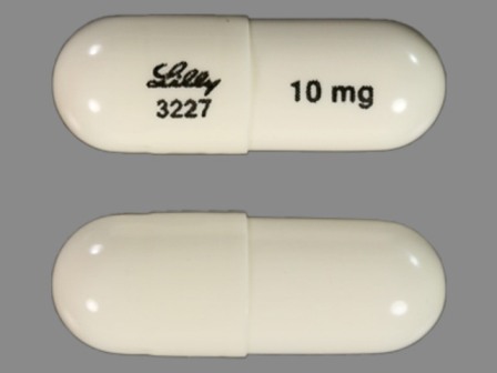 LILLY 3227 10 mg: (0002-3227) Strattera 10 mg Oral Capsule by Carilion Materials Management