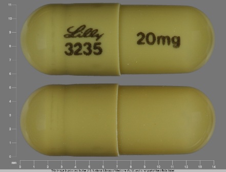 LILLY 3235 20 mg: (0002-3235) Cymbalta 20 mg Oral Capsule, Delayed Release by Carilion Materials Management
