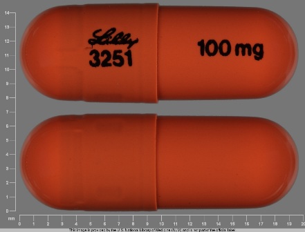 LILLY 3251 100 mg: (0002-3251) Strattera 100 mg Oral Capsule by Eli Lilly and Company