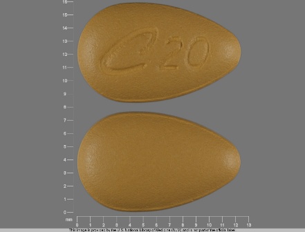 C 20: (0002-4464) Cialis 20 mg Oral Tablet by Eli Lilly and Company