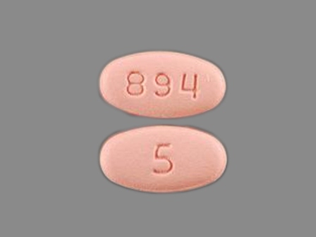 894 5: (0003-0894) Eliquis 5 mg Oral Tablet, Film Coated by Remedyrepack Inc.