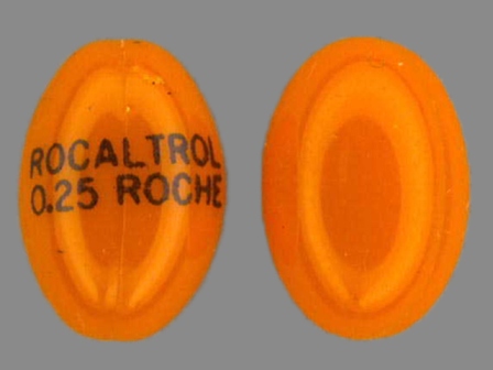 ROCALTROL 0.25 ROCHE: (0004-0143) Rocaltrol 0.00025 mg Oral Capsule by Roche Pharmaceuticals