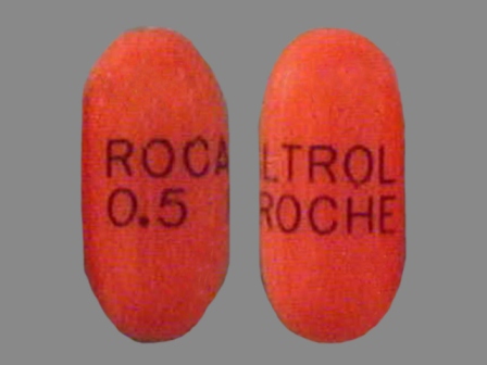 ROCALTROL 0.5 ROCHE: (0004-0144) Rocaltrol 0.0005 mg Oral Capsule by Roche Pharmaceuticals