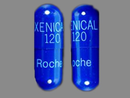 Roche XENICAL 120: (0004-0256) Xenical 120 mg Oral Capsule by Genentech, Inc.