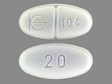 BM 104 20: (0004-0264) Demadex 20 mg Oral Tablet by Physicians Total Care, Inc.