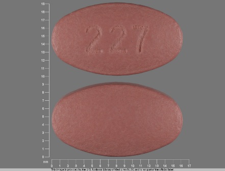 227: (0006-0227) Isentress 400 mg Oral Tablet, Film Coated by Remedyrepack Inc.