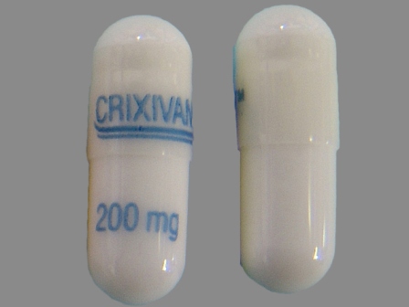 CRIXIVAN 200 mg: (0006-0571) Crixivan 200 mg Oral Capsule by Merck Sharp & Dohme Corp.