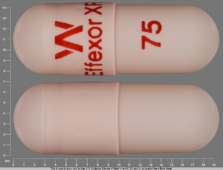 W EffexorXR 75: (0008-0833) 24 Hr Effexor 75 mg Extended Release Capsule by Cardinal Health