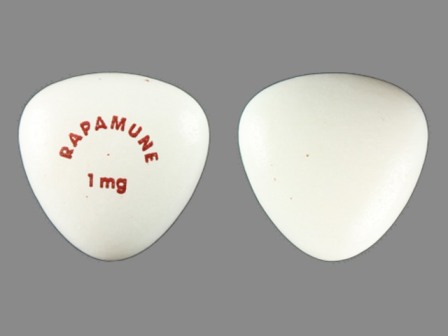 RAPAMUNE 1 MG: (0008-1041) Rapamune 1 mg Oral Tablet by Cardinal Health