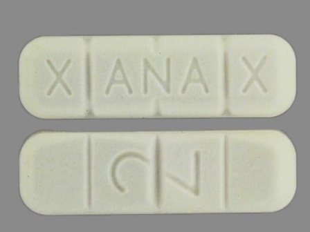 XANAX 2 white caplet