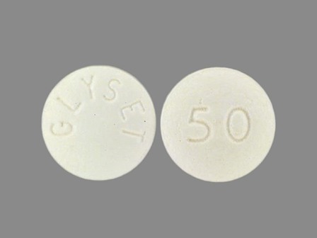 GLYSET 50: (0009-5013) Glyset 50 mg Oral Tablet by Pharmacia and Upjohn Company
