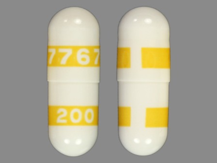 7767 200: (0025-1525) Celebrex 200 mg Oral Capsule by Unit Dose Services