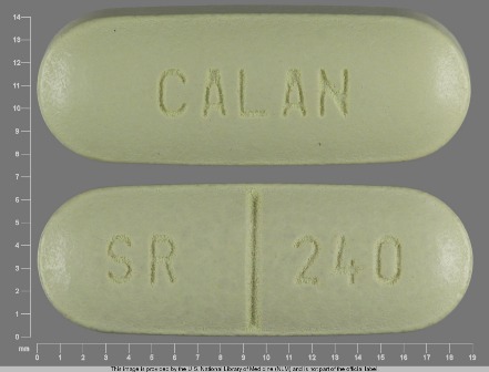 CALAN SR 240: (0025-1891) Calan Sr 240 mg Extended Release Tablet by G.d. Searle LLC Division of Pfizer Inc