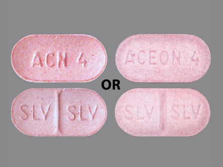 ACN 4 SLV SLV: (0032-1102) Aceon 4 mg Oral Tablet by Xoma (Us) LLC
