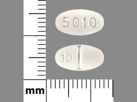 10 5010: (0037-3510) Demadex 10 mg Oral Tablet by Meda Pharmaceuticals Inc.