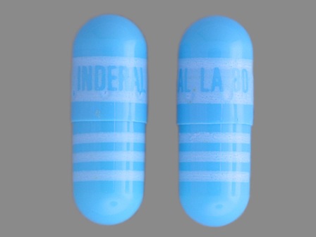 INDERAL LA 80: (0046-0471) Inderal La 80 mg 24 Hr Extended Release Capsule by Wyeth Pharmaceuticals, Inc.