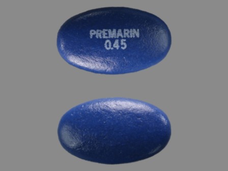 PREMARIN 045: (0046-1101) Premarin 0.45 mg Oral Tablet by Cardinal Health