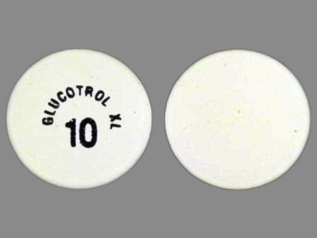GLUCOTROL XL 10: 24 Hr Glucotrol XL 10 mg Extended Release Tablet
