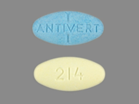 Antivert 214: (0049-2140) Antivert 50 mg Oral Tablet by Roerig