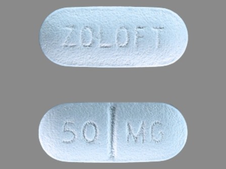 ZOLOFT 50 mg: (0049-4900) Zoloft 50 mg Oral Tablet by Cardinal Health