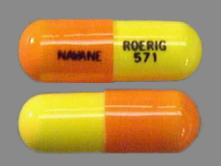 Navane Roerig 571: (0049-5710) Navane 1 mg Oral Capsule by Roerig