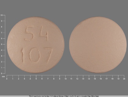 54 107: (0054-0021) Lithium Carbonate 300 mg Oral Tablet, Extended Release by Carilion Materials Management