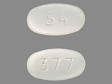 54 377: Quetiapine (As Quetiapine Fumarate) 50 mg Oral Tablet