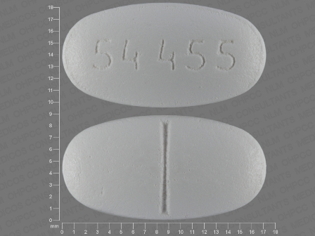 54455: (0054-0348) Tinidazole 500 mg Oral Tablet by Roxane Laboratories, Inc