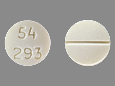 54 293: (0054-4496) Leucovorin 5 mg (As Leucovorin Calcium 5.4 mg) Oral Tablet by Roxane Laboratories, Inc.