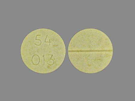 54 013: (0054-4499) Leucovorin 25 mg (As Leucovorin Calcium 27.01 mg) Oral Tablet by Roxane Laboratories, Inc.