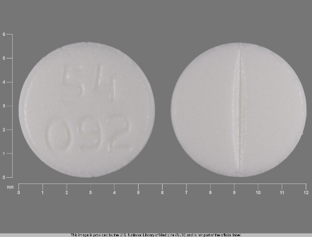 54092: (0054-4741) Prednisone 1 mg Oral Tablet by Roxane Laboratories, Inc.