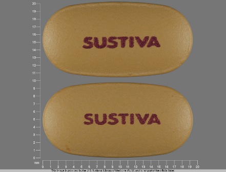SUSTIVA SUSTIVA: (0056-0510) Sustiva 600 mg Oral Tablet, Film Coated by Remedyrepack Inc.