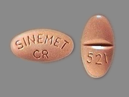 521 SINEMET CR: (0056-0521) Sinemet CR 50-200 Extended Release Tablet by Bristol-myers Squibb Pharma Company