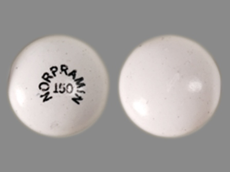 NORPRAMIN 150: (0068-0021) Norpramin 150 mg Oral Tablet by Sanofi-aventis U.S. LLC