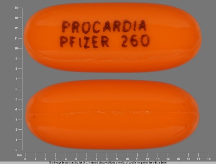 PROCARDIA PFIZER 260: (0069-2600) Procardia 10 mg Oral Capsule by Pfizer Laboratories Div Pfizer Inc