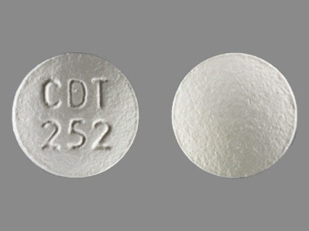 Pfizer CDT 252 OR CDT 252: (0069-2970) Caduet 2.5/20 Oral Tablet by Pfizer Laboratories Div Pfizer Inc