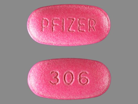 PFIZER 306: (0069-3060) Zithromax 250 mg Oral Tablet, Film Coated by Pfizer Laboratories Div Pfizer Inc