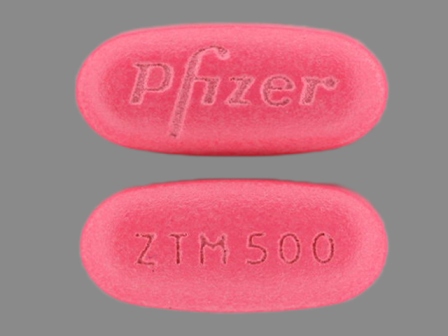PFIZER ZTM500: (0069-3070) Zithromax 500 mg Oral Tablet by Remedyrepack Inc.