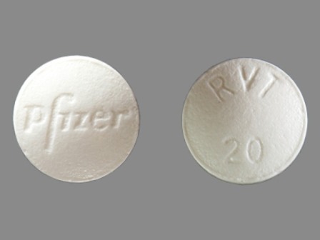 PFIZER RVT20: (0069-4190) Revatio 20 mg Oral Tablet by Cardinal Health