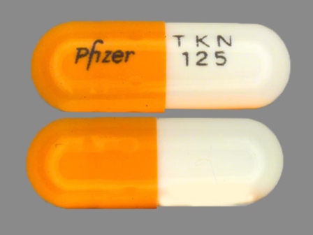 TKN 125 PFIZER: (0069-5800) Tikosyn 0.125 mg Oral Capsule by Pfizer Laboratories Div Pfizer Inc