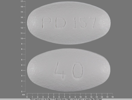 PD 157 40: Lipitor 40 mg Oral Tablet