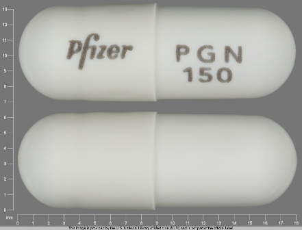 Pfizer PGN 150: (0071-1016) Lyrica 150 mg Oral Capsule by Pd-rx Pharmaceuticals, Inc.