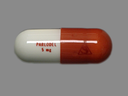 PARLODEL 5 mg S: (0078-0102) Parlodel 5 mg Oral Capsule by Novartis Pharmaceuticals Corporation