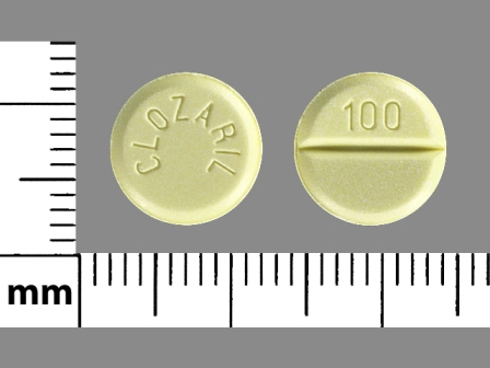 CLOZARIL 100: (0078-0127) Clozaril 100 mg Oral Tablet by Hls Therapeutics (Usa), Inc.