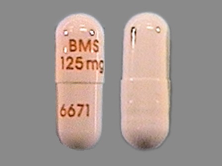 BMS 125 mg 6671: (0087-6671) Videx 125 mg Enteric Coated Capsule by Bristol-myers Squibb Company