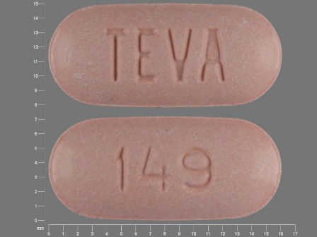 TEVA 149: (0093-0149) Naproxen 500 mg Oral Tablet by Mckesson Contract Packaging