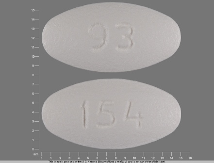 93 154: (0093-0154) Ticlopidine Hydrochloride 250 mg Oral Tablet by Avkare, Inc.