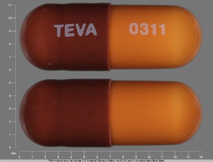 TEVA 0311: (0093-0311) Loperamide Hydrochloride 2 mg Oral Capsule by Nucare Pharmceuticals, Inc.