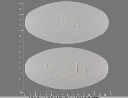 93 536: (0093-0536) Naproxen Sodium 275 mg (Naproxen 250 mg) Oral Tablet by Teva Pharmaceuticals USA Inc