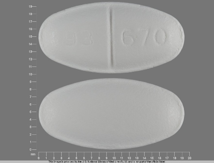 93 670: Gemfibrozil 600 mg Oral Tablet